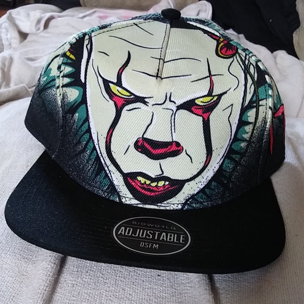 "It" adjustable snap back hat